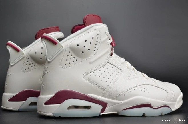 Cheap white Air Retro Jordan 384664-116 Maroon 6 0605